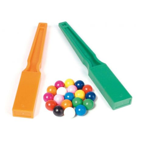 Set 2 baghete magnetice si bile pentru experimentare magnetism - imagine 6